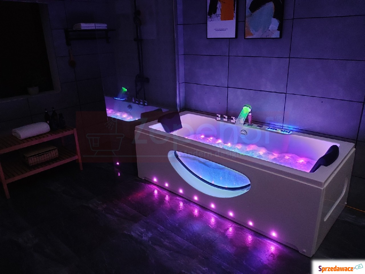 Wanna z hydromasażem LS-5010 p...