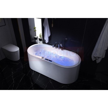 Wanna z hydromasażem LS-4480 170cmx80cmx58cm chromoterapia podgrzewacz