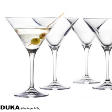 Zestaw kieliszków do martini DUKA AURA 6 sztuk 150 ml szkło