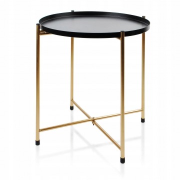 Stolik stół kawowy metal okrągły do salonu 44 cm