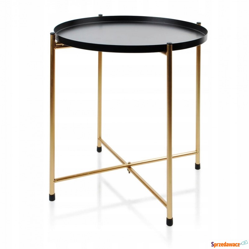 Stolik stół kawowy metal okrągły do salonu 44... - Stoły, stoliki, ławy - Legnica