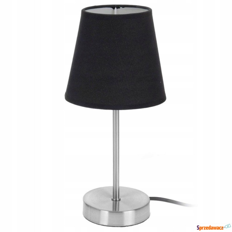 Lampka lampa nocna stołowa biurkowa czarna 29,5cm - Lampy stołowe - Krapkowice
