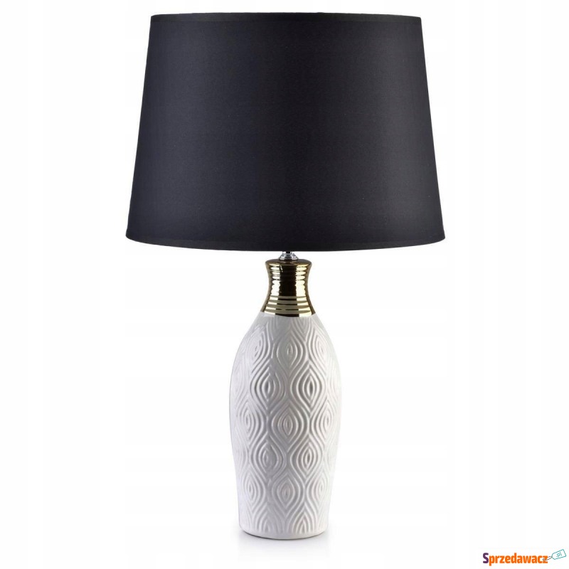 Lampka lampa nocna biurkowa stołowa biała 51 cm - Lampy stołowe - Pruszków