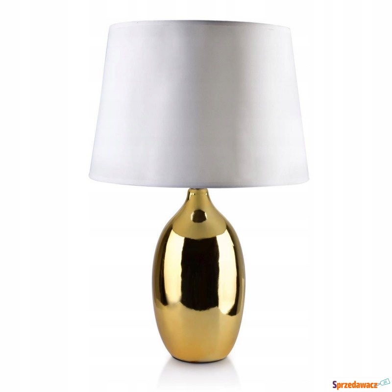 Lampka lampa nocna biurkowa stołowa złota 51 cm - Lampy stołowe - Jelcz-Laskowice
