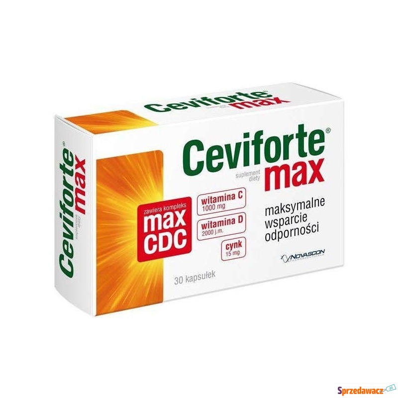 Ceviforte max x 30 kapsułek - Witaminy i suplementy - Sandomierz
