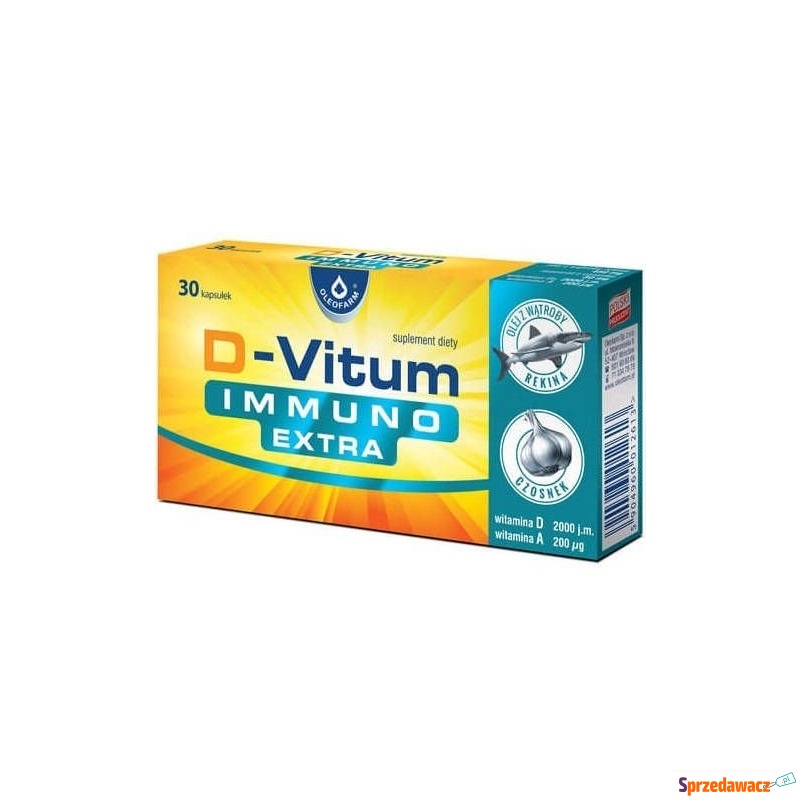 D-vitum immuno extra x 30 kapsułek - Witaminy i suplementy - Będzin