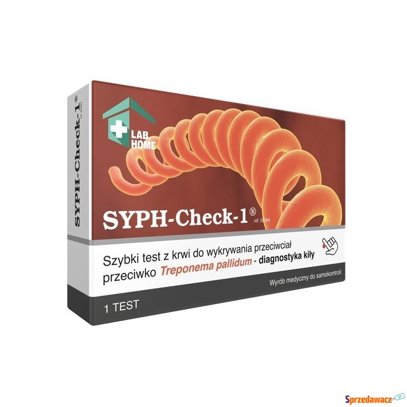 Test syph-check-1 na kiłę (syfilis) x 1 sztuka - Testy, wskaźniki, mierniki - Tarnów