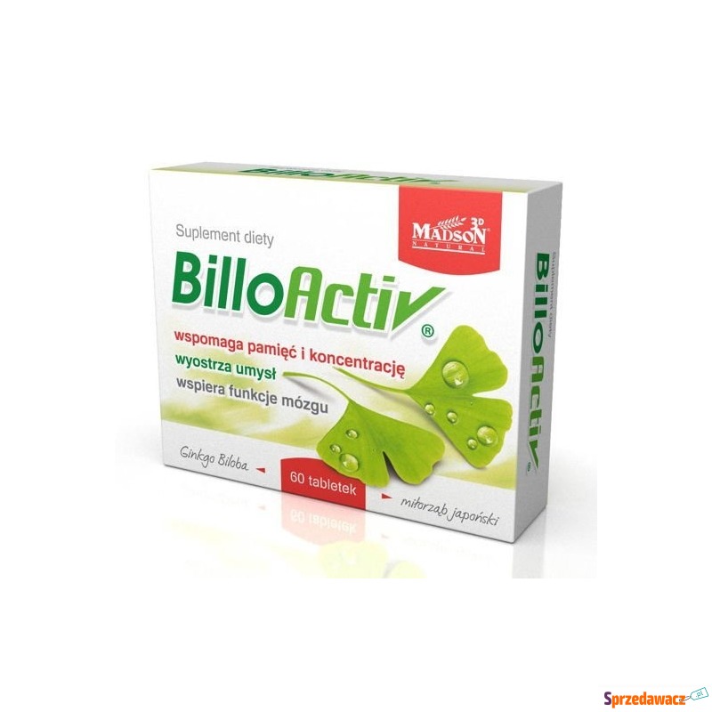 Billoactiv x 60 tabletek - Witaminy i suplementy - Starachowice