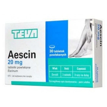 Aescin 0,2 x 30 tabletek