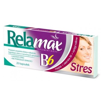 Relamax b6 stres x 20 kapsułek