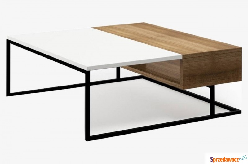 nowoczesny stolik kawowy connect steel beau /... - Stoły, stoliki, ławy - Chełm