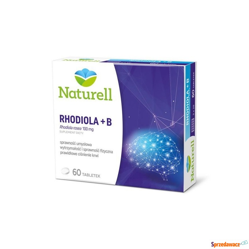Rhodiola + b x 60 tabletek - Witaminy i suplementy - Szczecin