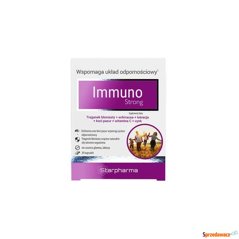 Immuno strong x 30 kapsułek - Witaminy i suplementy - Pruszków
