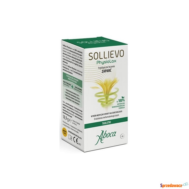 Sollievo physiolax x 45 tabletek - Witaminy i suplementy - Włocławek