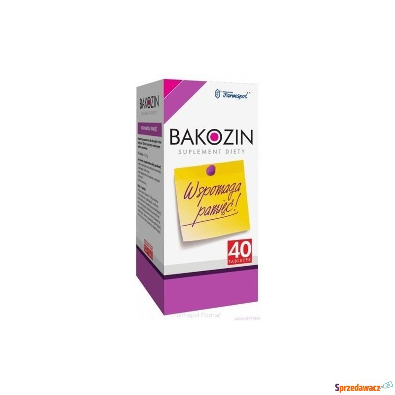 Bakozin x 40 tabletek - Witaminy i suplementy - Orpiszew