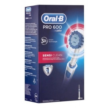 Oral-b pro 600 sensi clean szczoteczka elektryczna x 1 sztuka