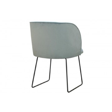 nowoczesne krzesło tapicerowane inge u na metalowych nogach