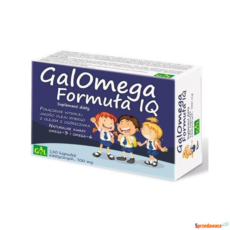 Galomega formula iq x 150 kapsułek - Witaminy i suplementy - Bartoszyce