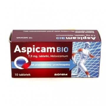Aspicam bio 7,5mg x 10 tabletek