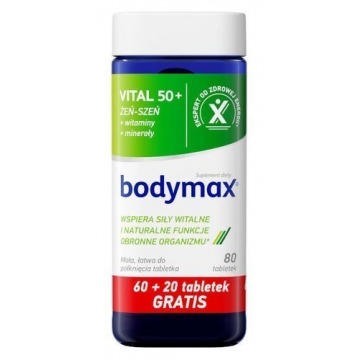 Bodymax vital 50+ x 80 tabletek