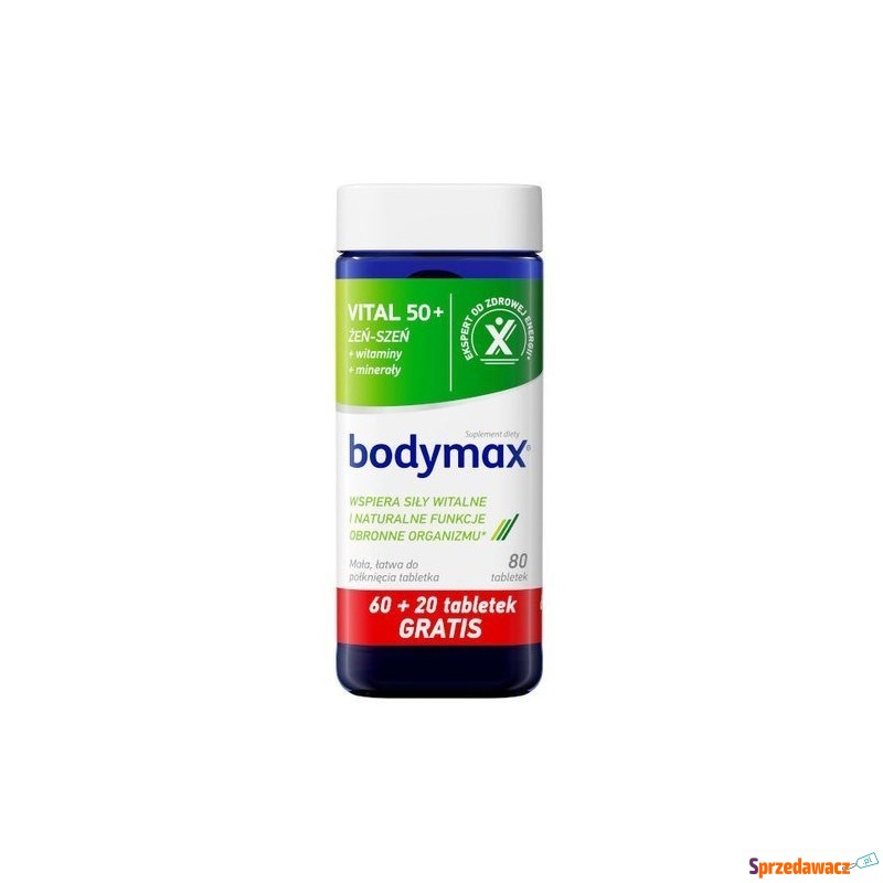 Bodymax vital 50+ x 80 tabletek - Witaminy i suplementy - Grabówka