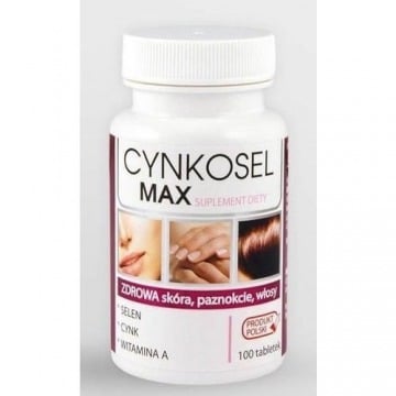 Cynkosel max x 100 tabletek