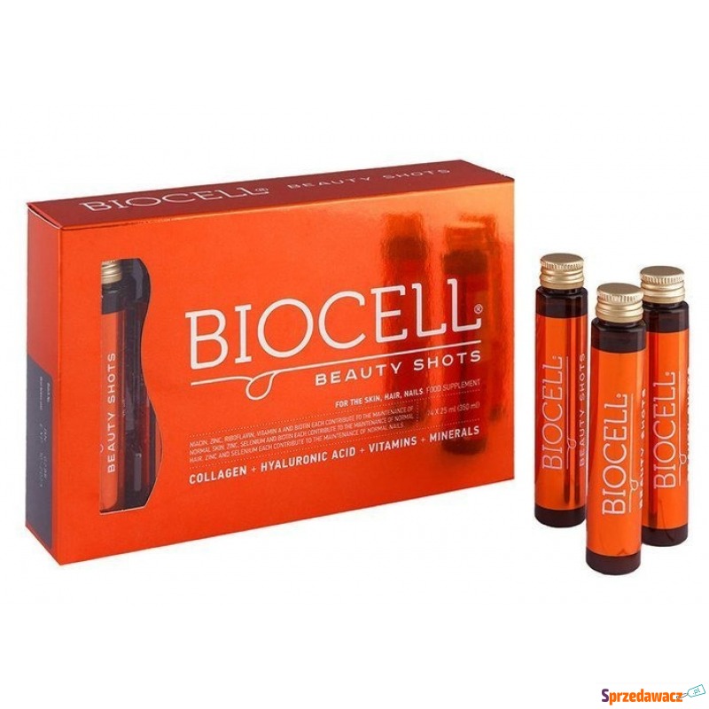 Biocell beauty shots płyn doustny 25ml x 14 sztuk - Witaminy i suplementy - Brzeg