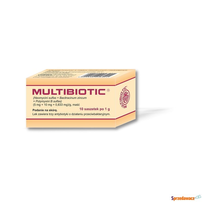 Multibiotic maść x 10 saszetek - Pozostałe artykuły - Tarnowskie Góry