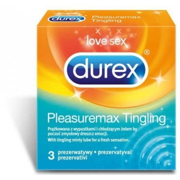 Prezerwatywy durex pleasuremax tingling x 3 sztuki
