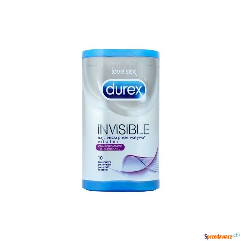Durex invisible prezerwatywy dodatkowo nawilżane... - Antykoncepcja - Bezrzecze