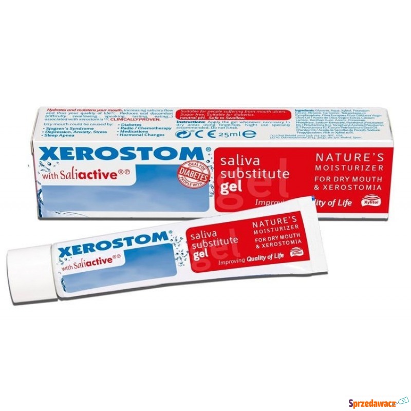 Xerostom gel żel zastępujący ślinę 25ml - Higiena jamy ustnej - Mielec