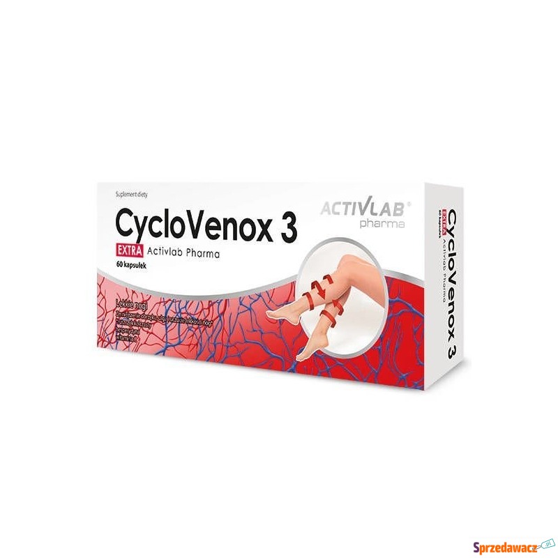 Cyclovenox 3 extra x 60 kapsułek - Pielęgnacja dłoni, stóp - Korytowo