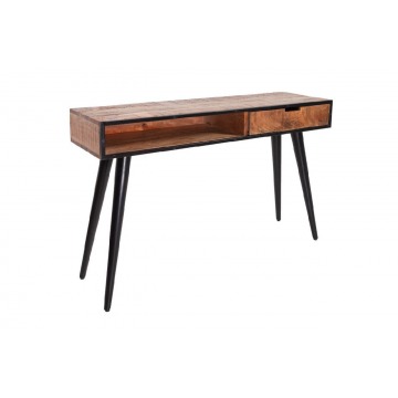 drewniane biurko industrial / 120x35 cm