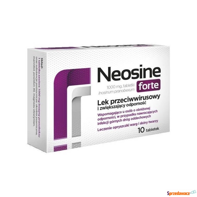 Neosine forte 1g x 10 tabletek - Leki bez recepty - Toruń