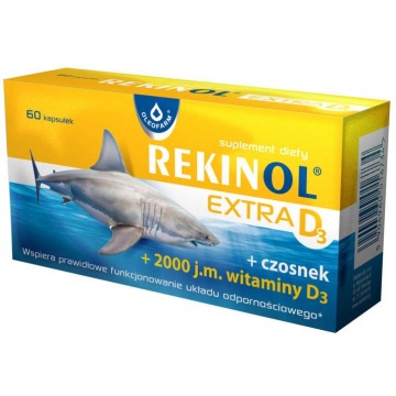 Rekinol extra d3 x 60 kapsułek