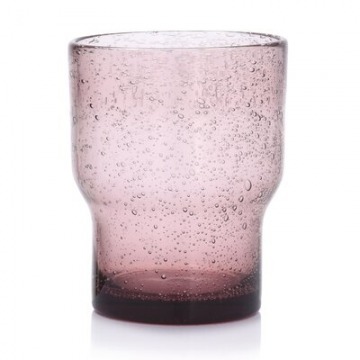 Szklanka do drinków napojów DUKA NORD 300 ml fioletowa szklana