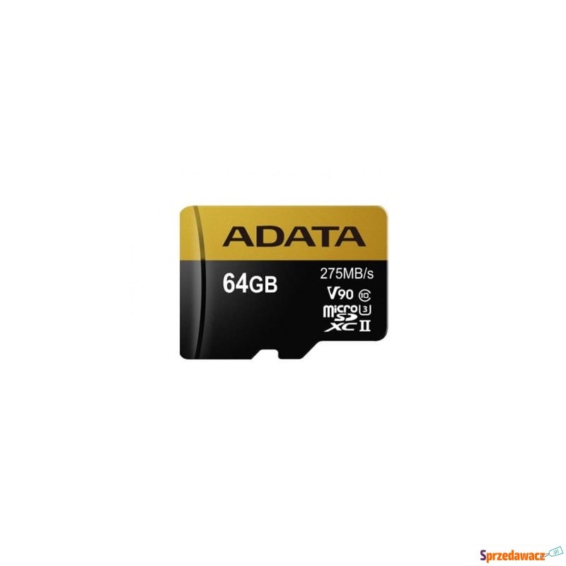 Karta pamięci ADATA AUSDX64GUII3CL10-CA1 (64GB;... - Karty pamięci, czytniki,... - Bezrzecze
