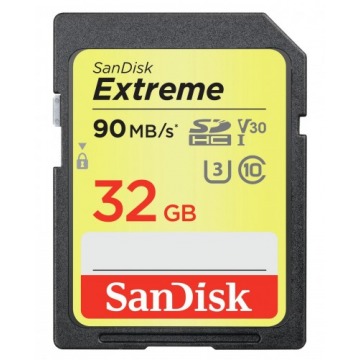 Karta pamięci SanDisk Extreme SDSDXVE-032G-GNCIN (32GB; Class 10)