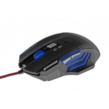 COBRA PRO - Myszka komputerowa dla graczy, 6 przycisków rolka przewijania, iluminacja obudowy, zmien