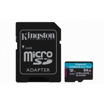 microSDXC Canvas Go Plus 64GB + adapter