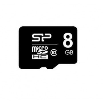 Karta pamięci Silicon Power microSDHC 8GB Class 10 + ADAPTER microSD-SD (SP008GBSTH010V10SP)