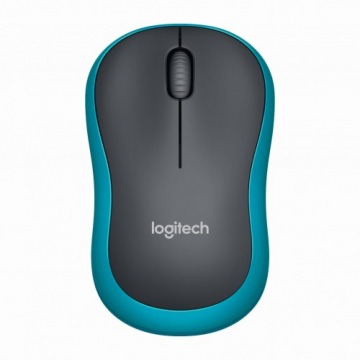 Mysz Logitech M185 910-002239 (optyczna; 1000 DPI; kolor niebieski)