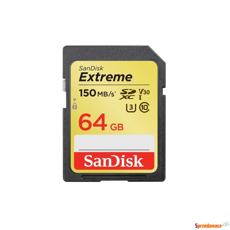 Karta pamięci SanDisk EXTREME SDSDXV6-064G-GNCIN... - Karty pamięci, czytniki,... - Kiełpino