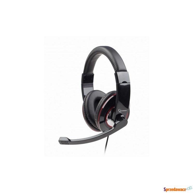 Słuchawki GEMBIRD MHS-001 (kolor czarny) - Zestawy słuchawkowe - Kartuzy