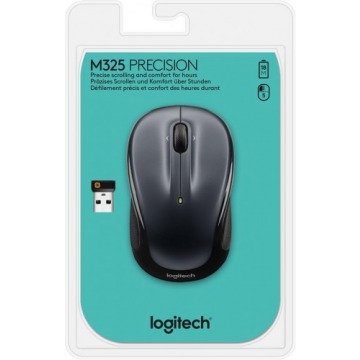 Mysz Logitech M325 910-002142 (optyczna; 1000 DPI; kolor czarny)