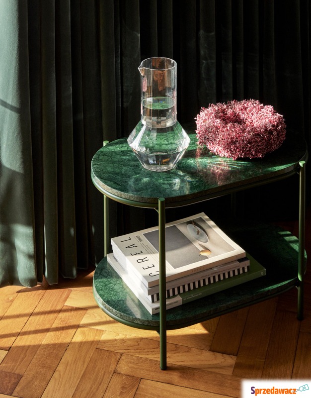 Stolik Emerald marmur metal zielony - Stoły, stoliki, ławy - Tarnobrzeg