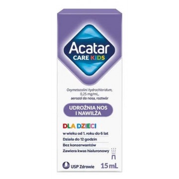 Acatar care kids 0,25 mg/ml aerozol do nosa 15ml
