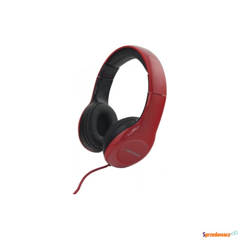 Słuchawki Esperanza Soul EH138R (kolor czerwony) - Zestawy słuchawkowe - Bełchatów