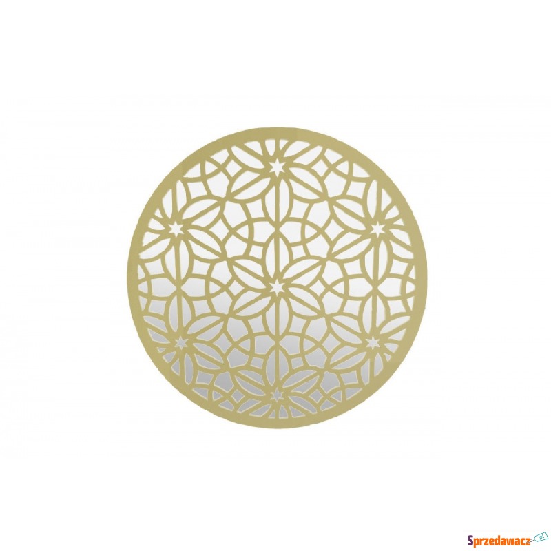złote ażurowe lustro fiori 80 cm - Lustra - Chrośnica