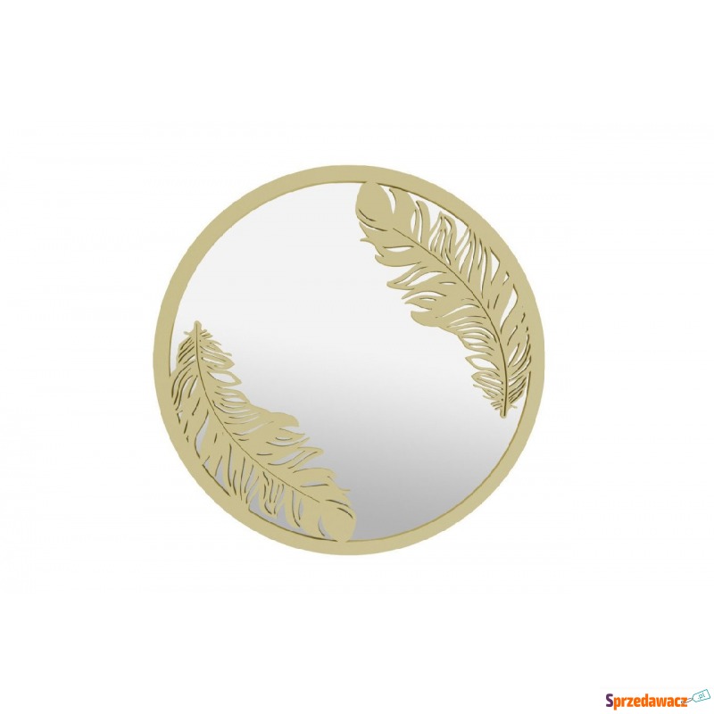 złote ażurowe lustro piume 80 cm - Lustra - Nowy Sącz